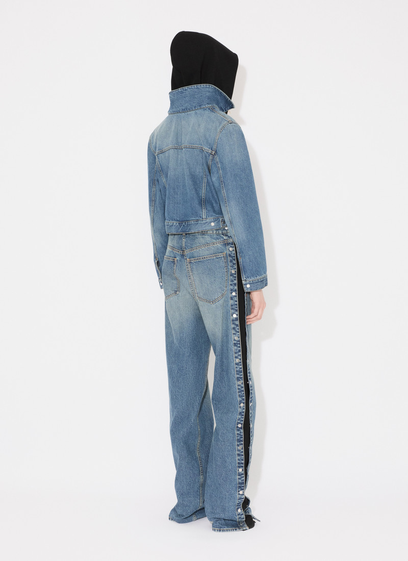 Alaïa KNIT BAND JEANS IN STONE DENIM outlook