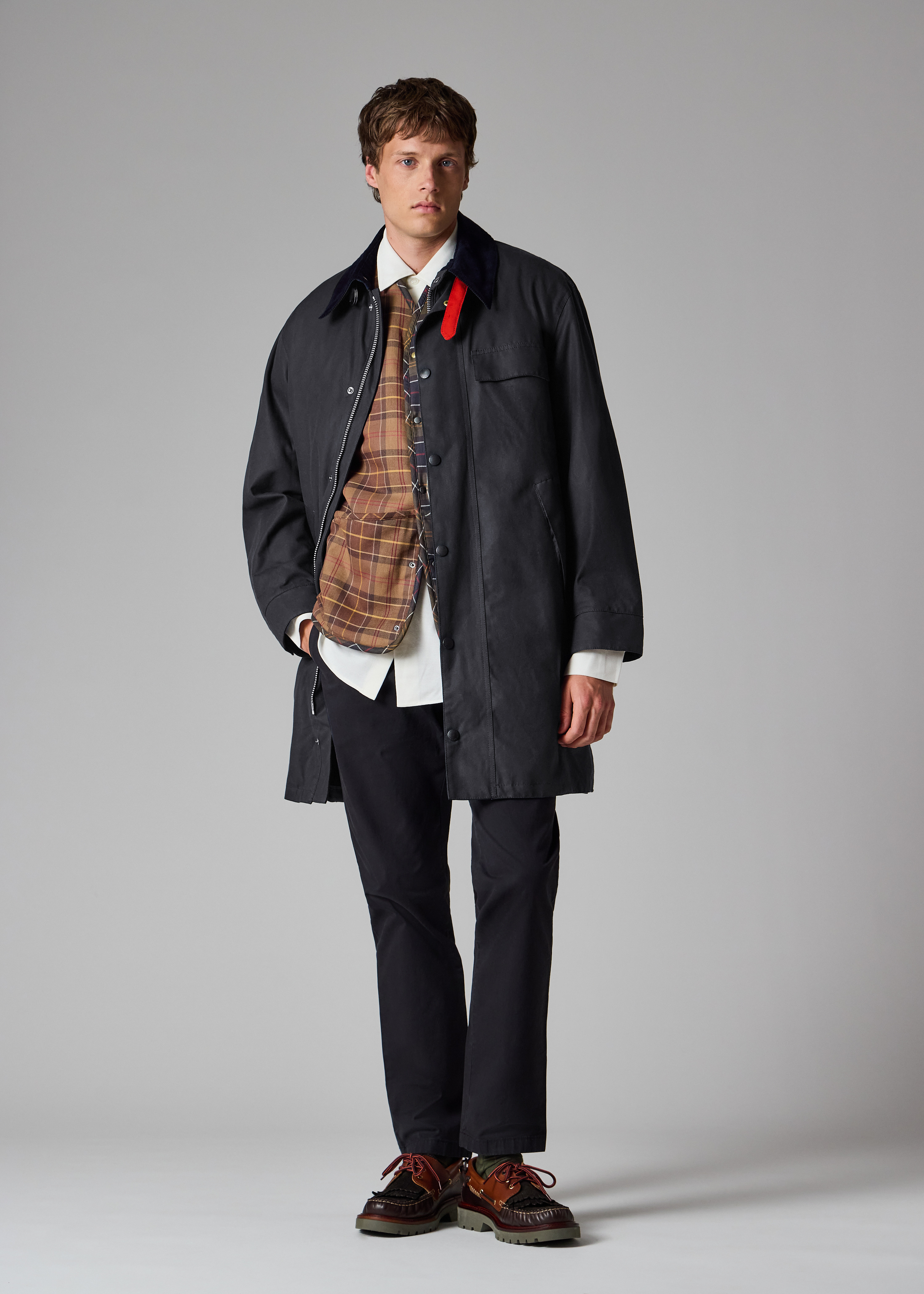 Paul Smith loves Barbour - Navy Beeston Wax Jacket - 7