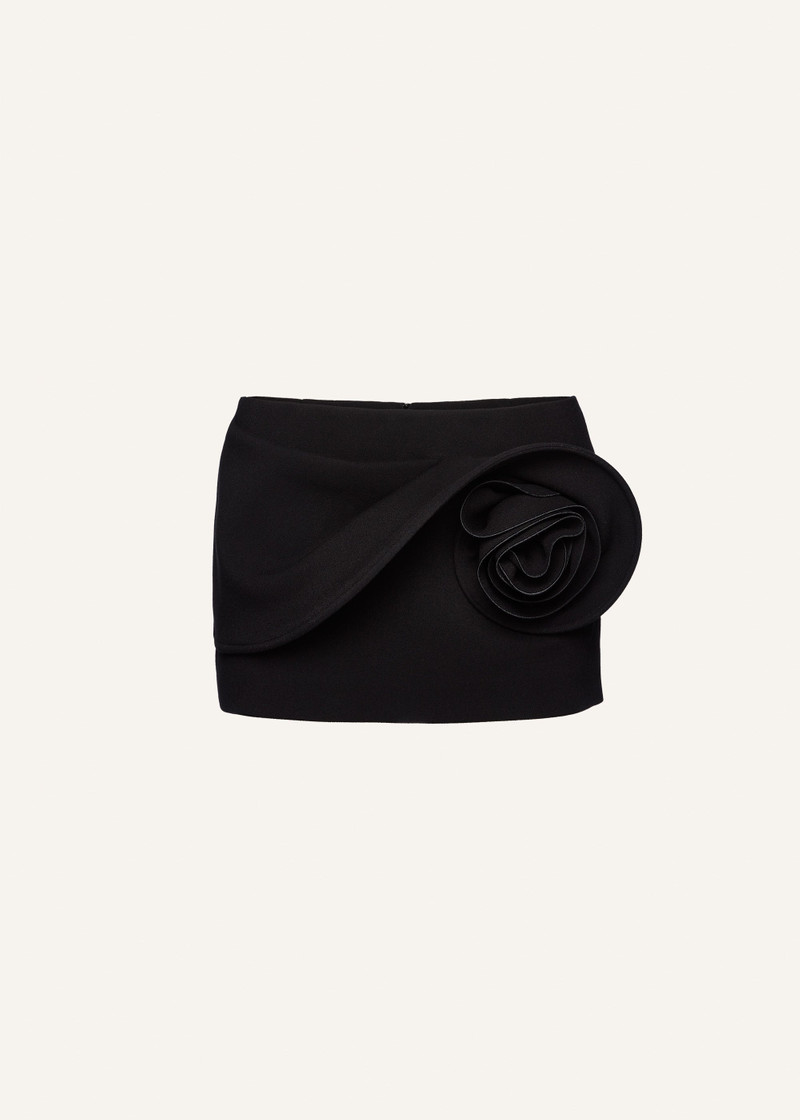rose-appliqué 미니 스커트 - 1