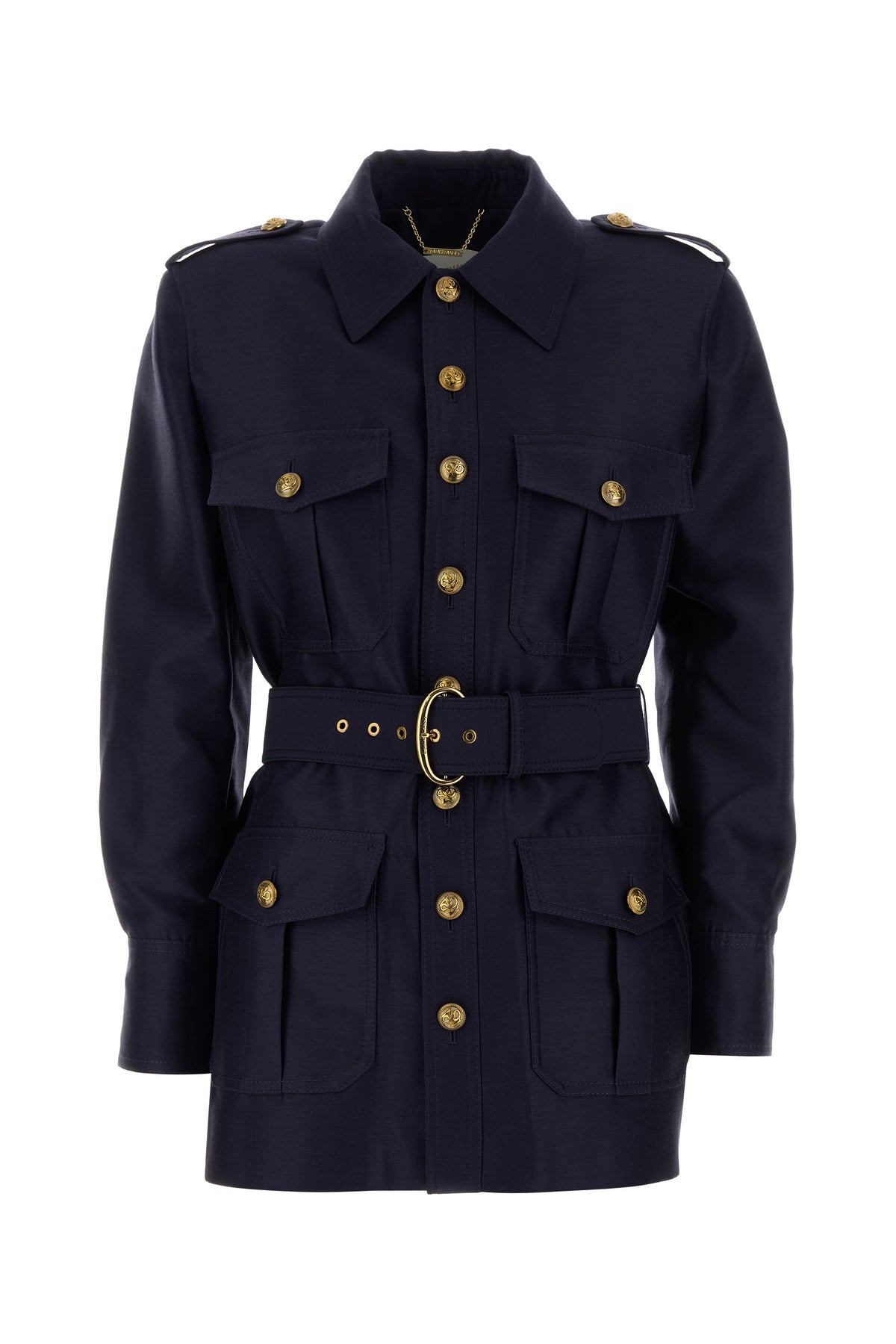 Blue wool blend Hypnotic jacket - 1