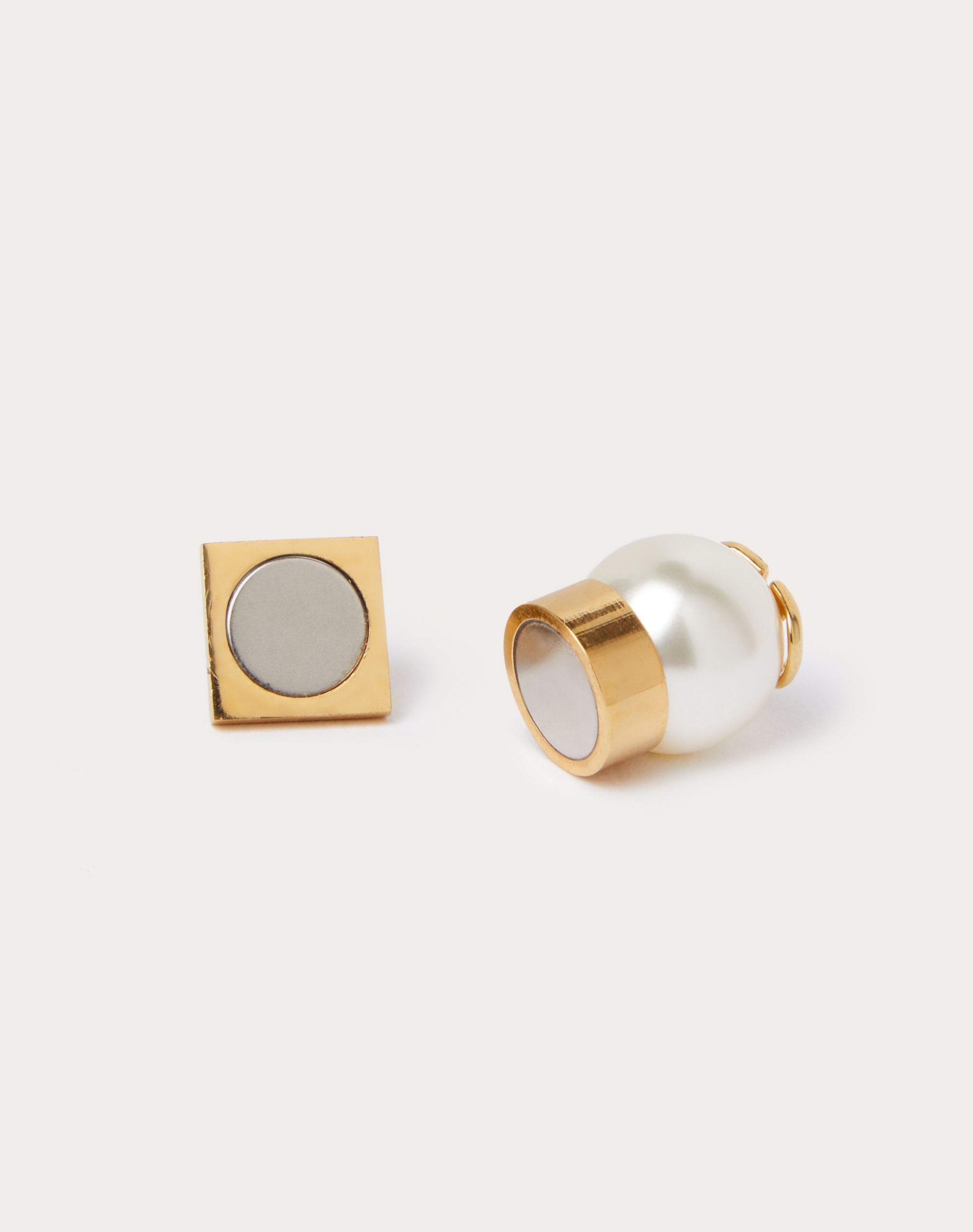 VLOGO SIGNATURE SINGLE METAL EARRING WITH SWAROVSKI® PEARL - 4