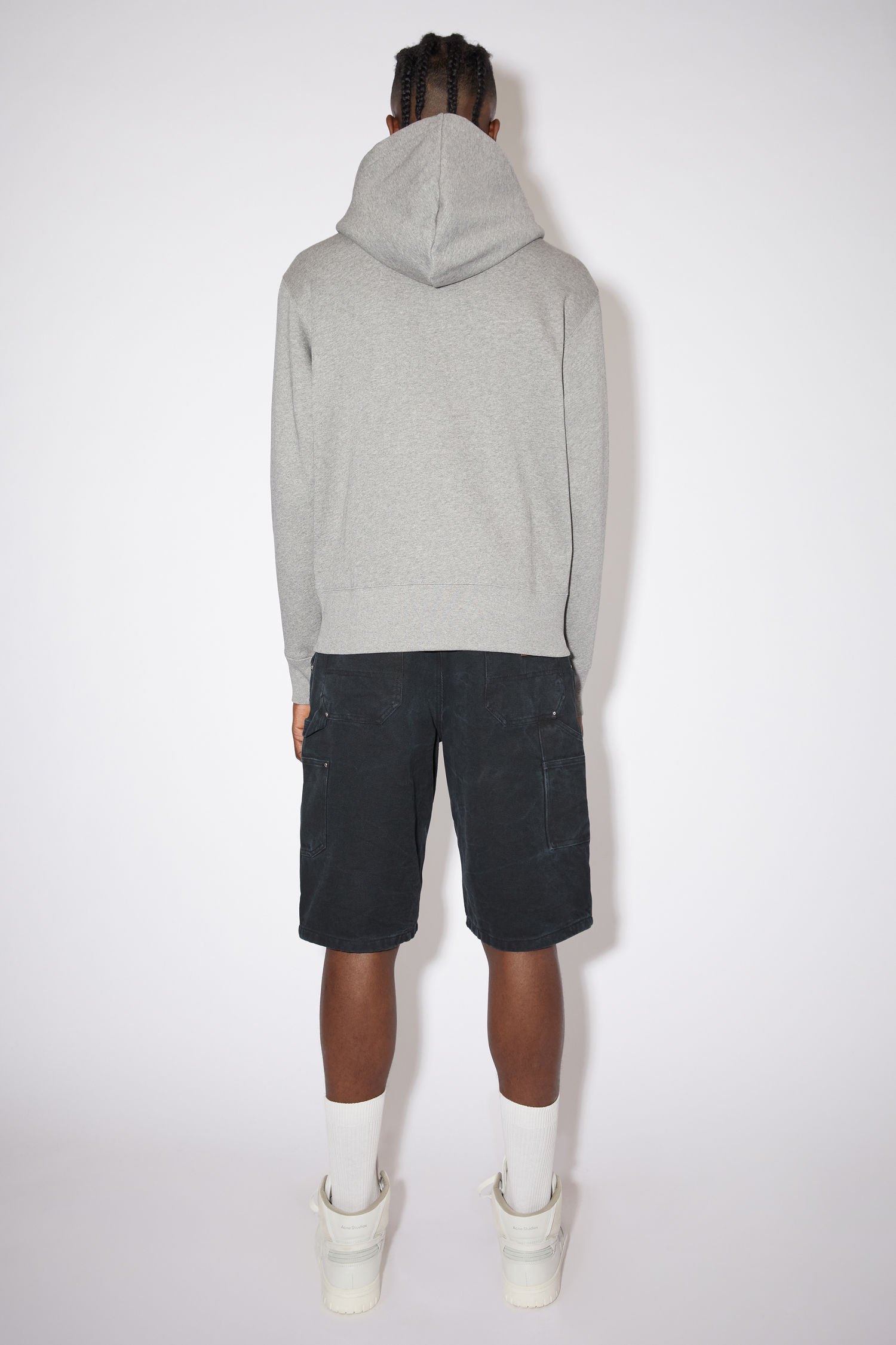 Hooded sweatshirt - Light Grey Melange - 3