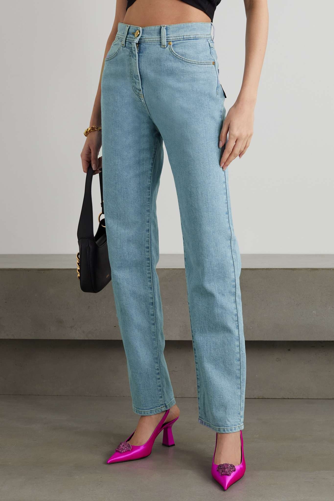 High-rise straight-leg jeans - 3