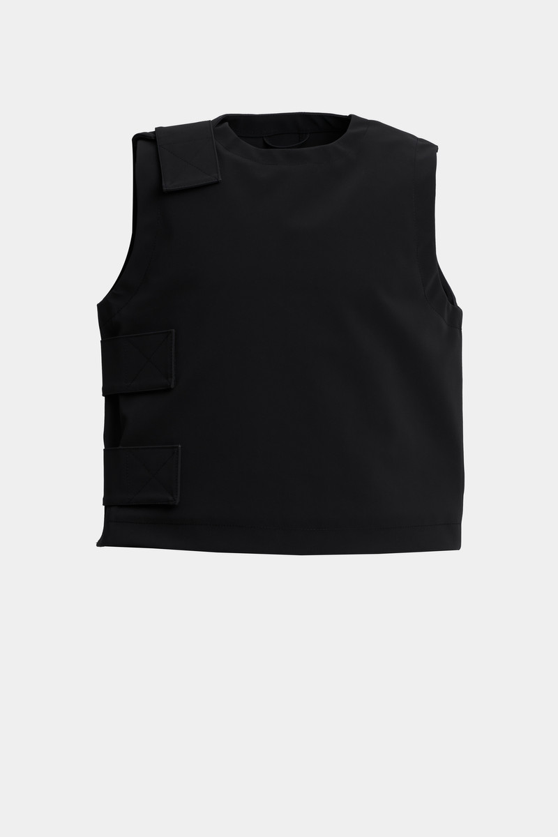 Peace Matte Vest Black 7