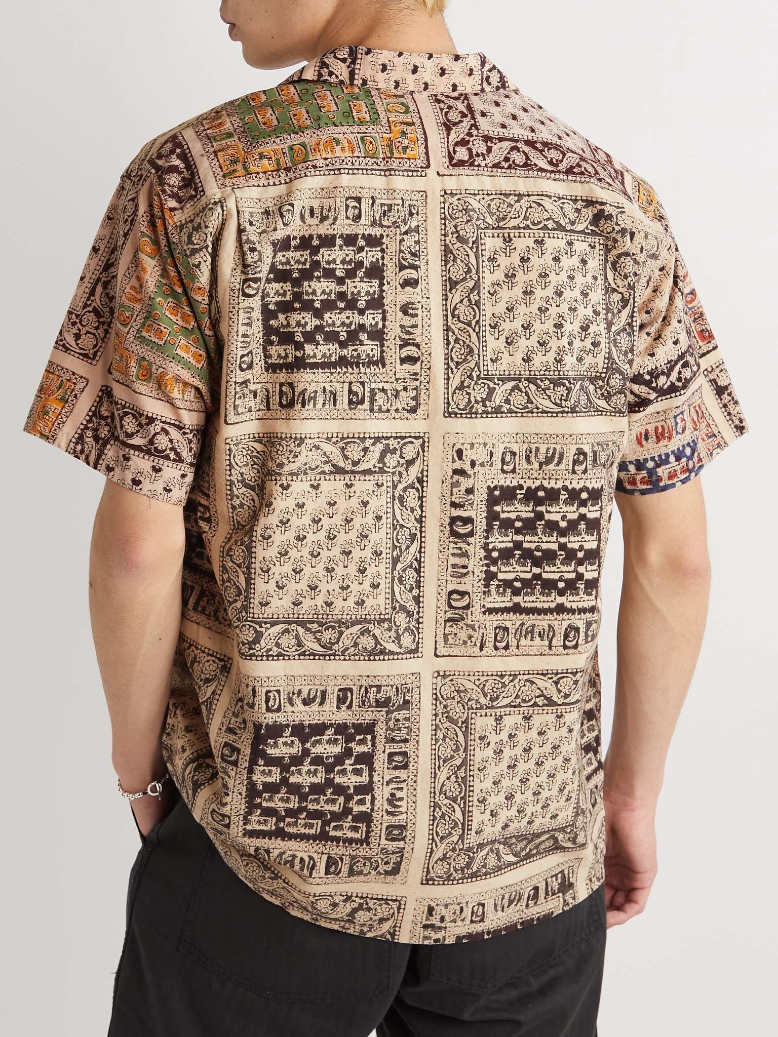 Camp-Collar Printed Cotton Shirt - 4