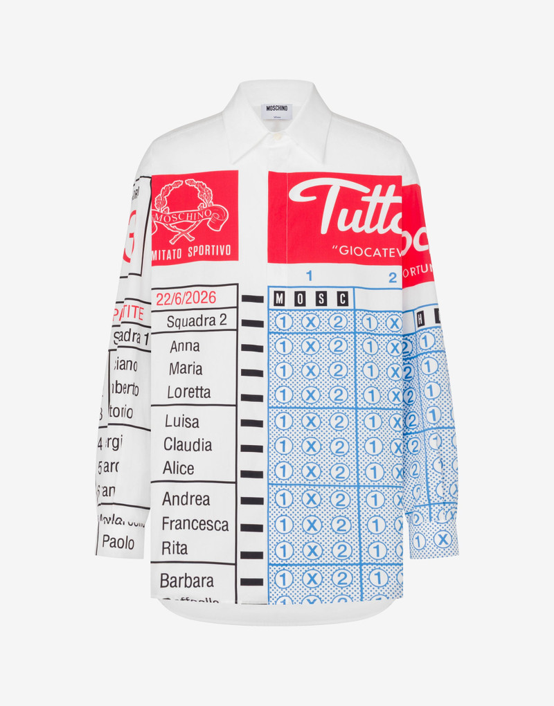 PRINTED COTTON POPLIN SHIRT 3