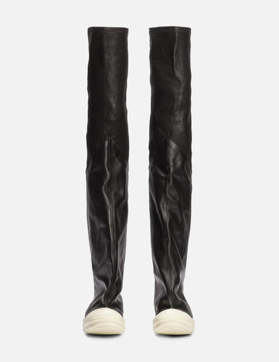 Rick Owens THIGH-HIGH OBLIQUE SNEAKS outlook