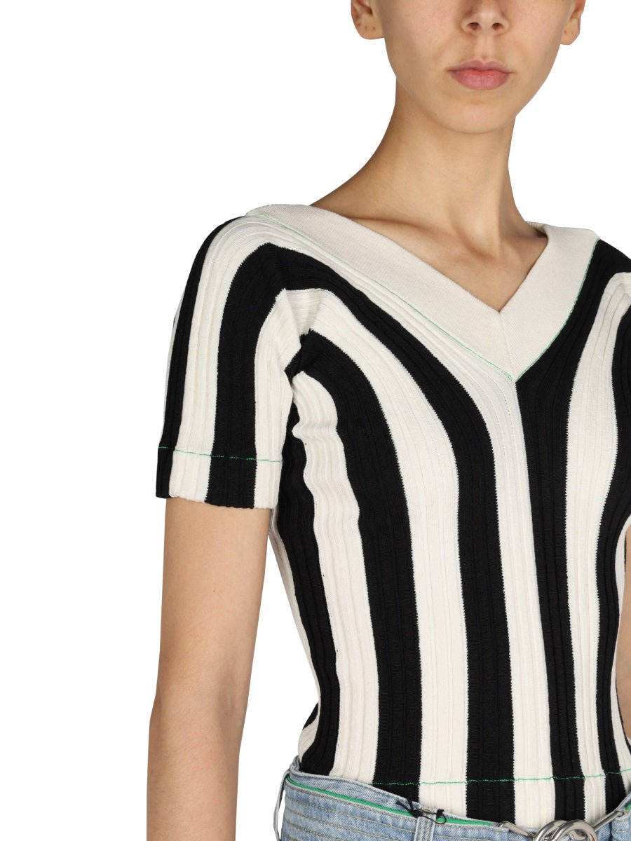 Bottega Veneta Women Striped Pattern Top - 3