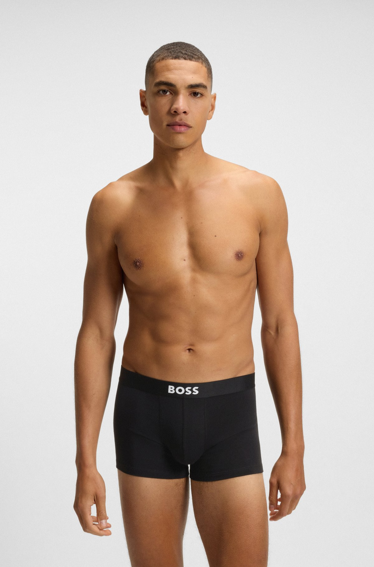 THREE-PACK OF STRETCH TRUNKS IN COTTON - 7