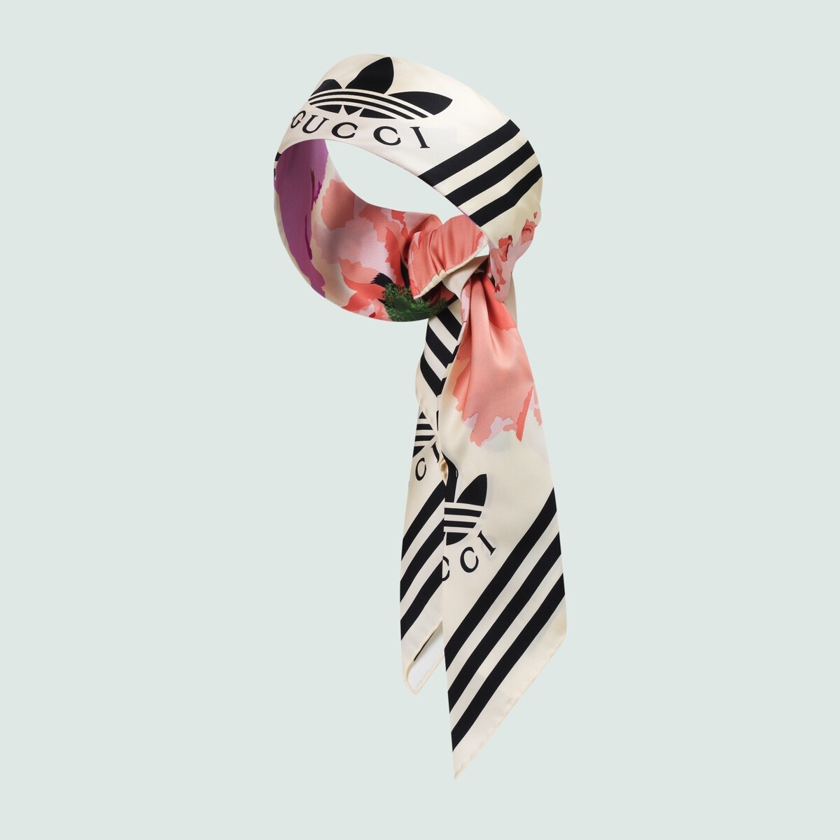 adidas x Gucci silk head scarf - 1