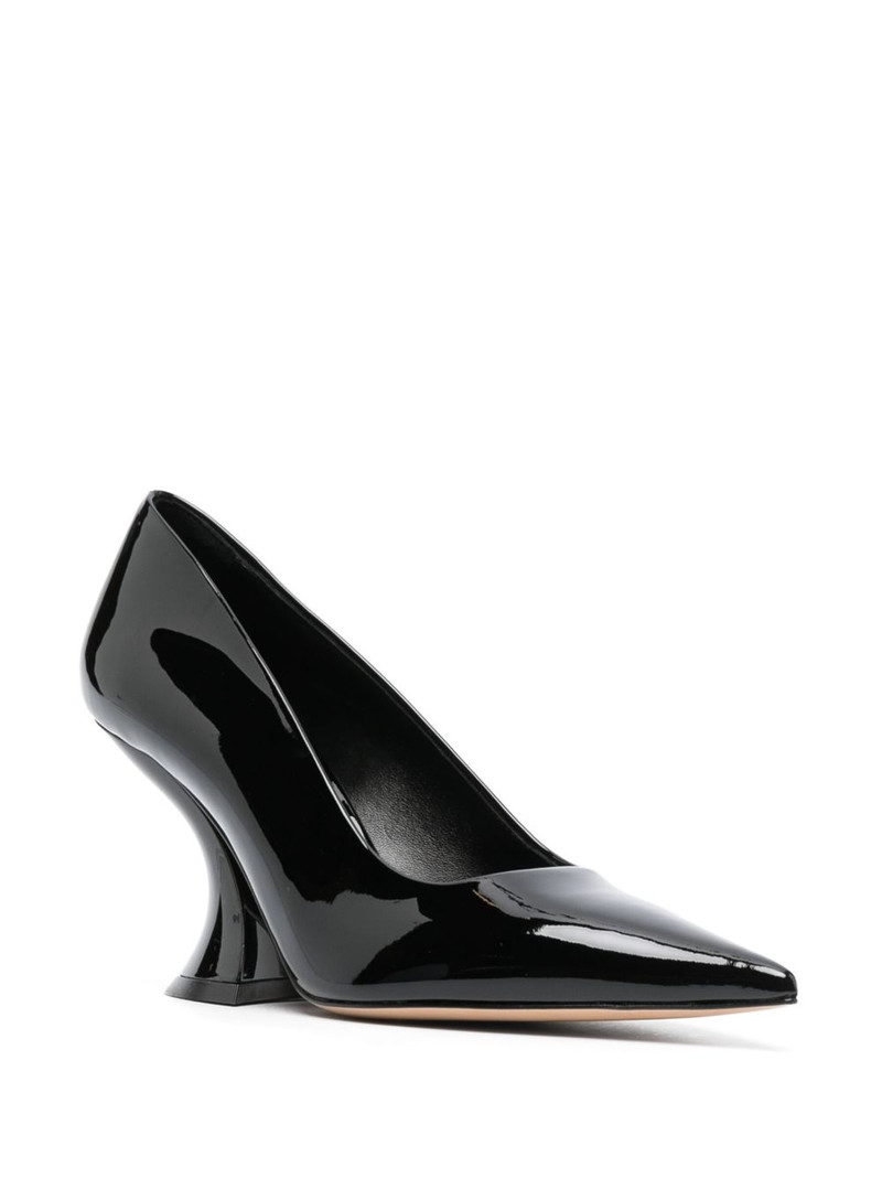 CASADEI Elodie 80mm patent-leather pumps outlook