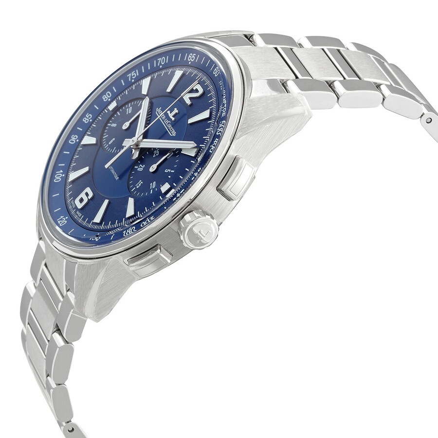 Jaeger LeCoultre Polaris Blue Dial Automatic Men's Chronograph Watch Q9028180 - 2