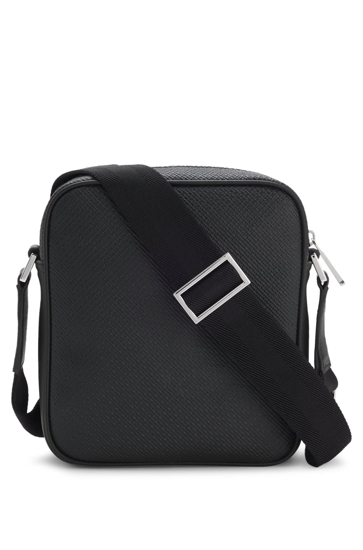REPORTER BAG WITH MICRO MONOGRAM PATTERN - 1