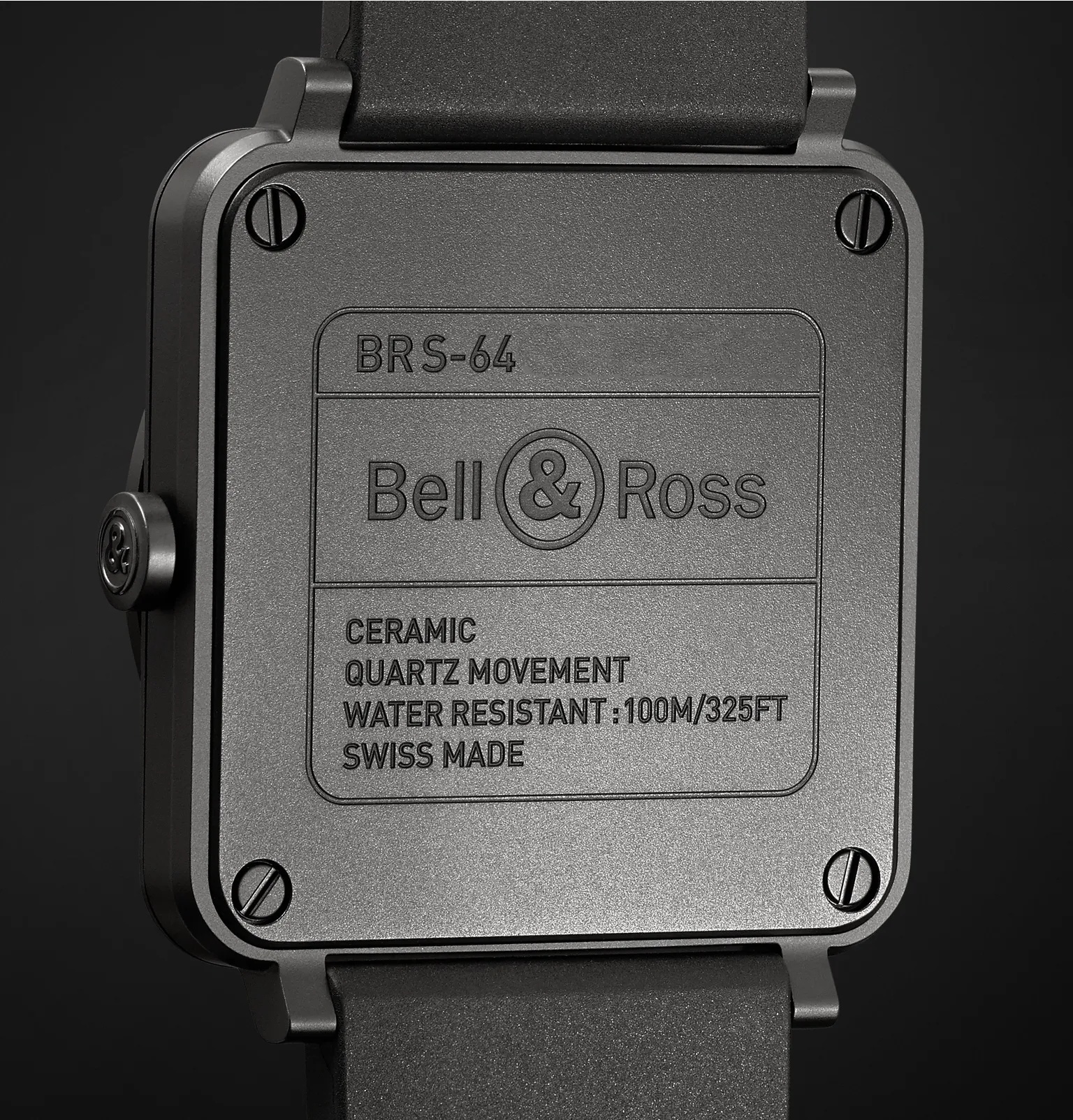 BR S 39mm Ceramic and Rubber Watch, Ref. No. BRS-BL-CEM - 5