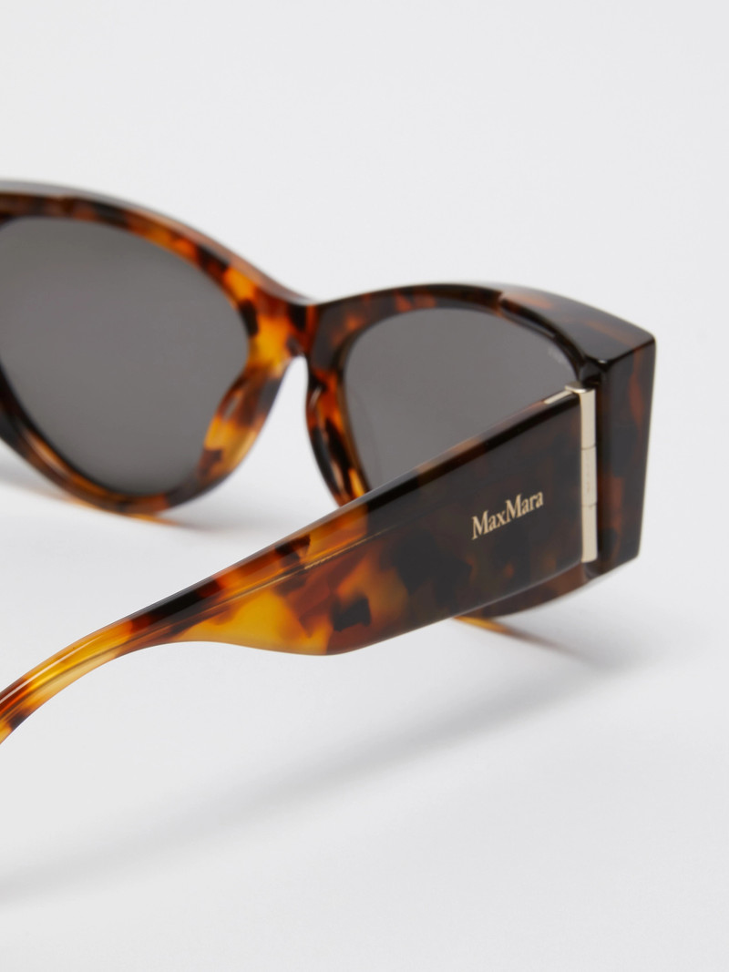 HINGE1 Soft cat-eye sunglasses - TAWNY BRONZE BROWN 3