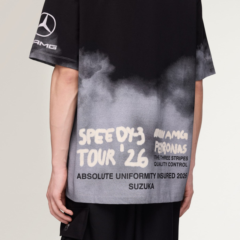 Y-3 MERCEDES - AMG PETRONAS FORMULA 1 TEAM TOUR SHORT SLEEVE TEE 7