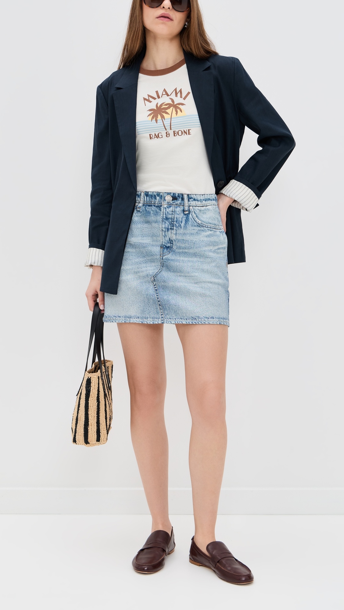 Miramar Terry Mini Skirt - 2
