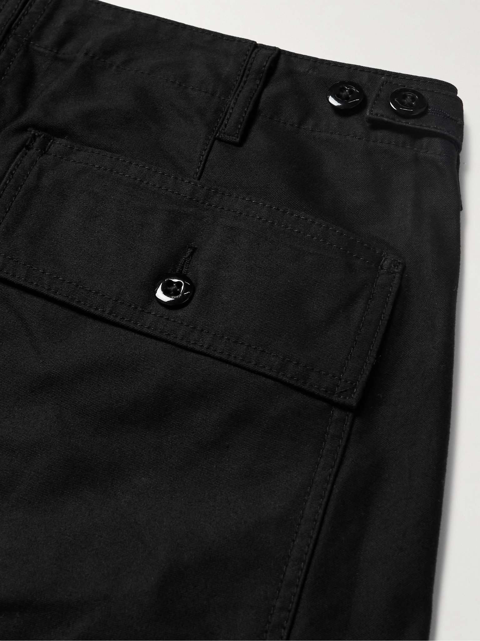 Wide-Leg Cotton Trousers - 9