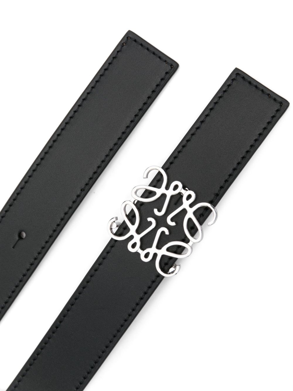 logo-buckle belt - 2