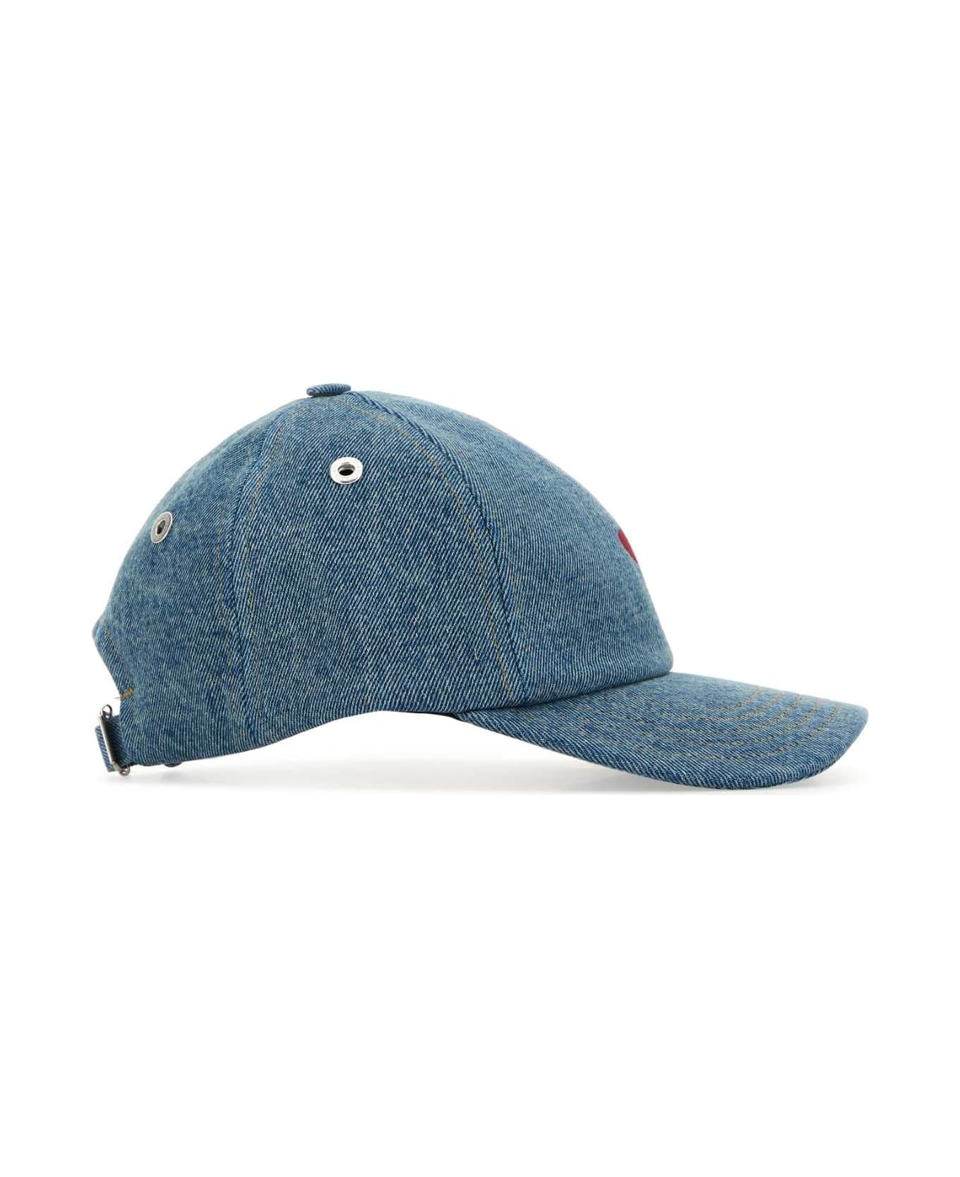 Denim Baseball Cap - 2