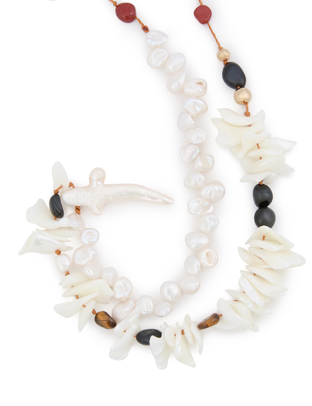 MELLOW PEARL BEADED NECKLACE - 3