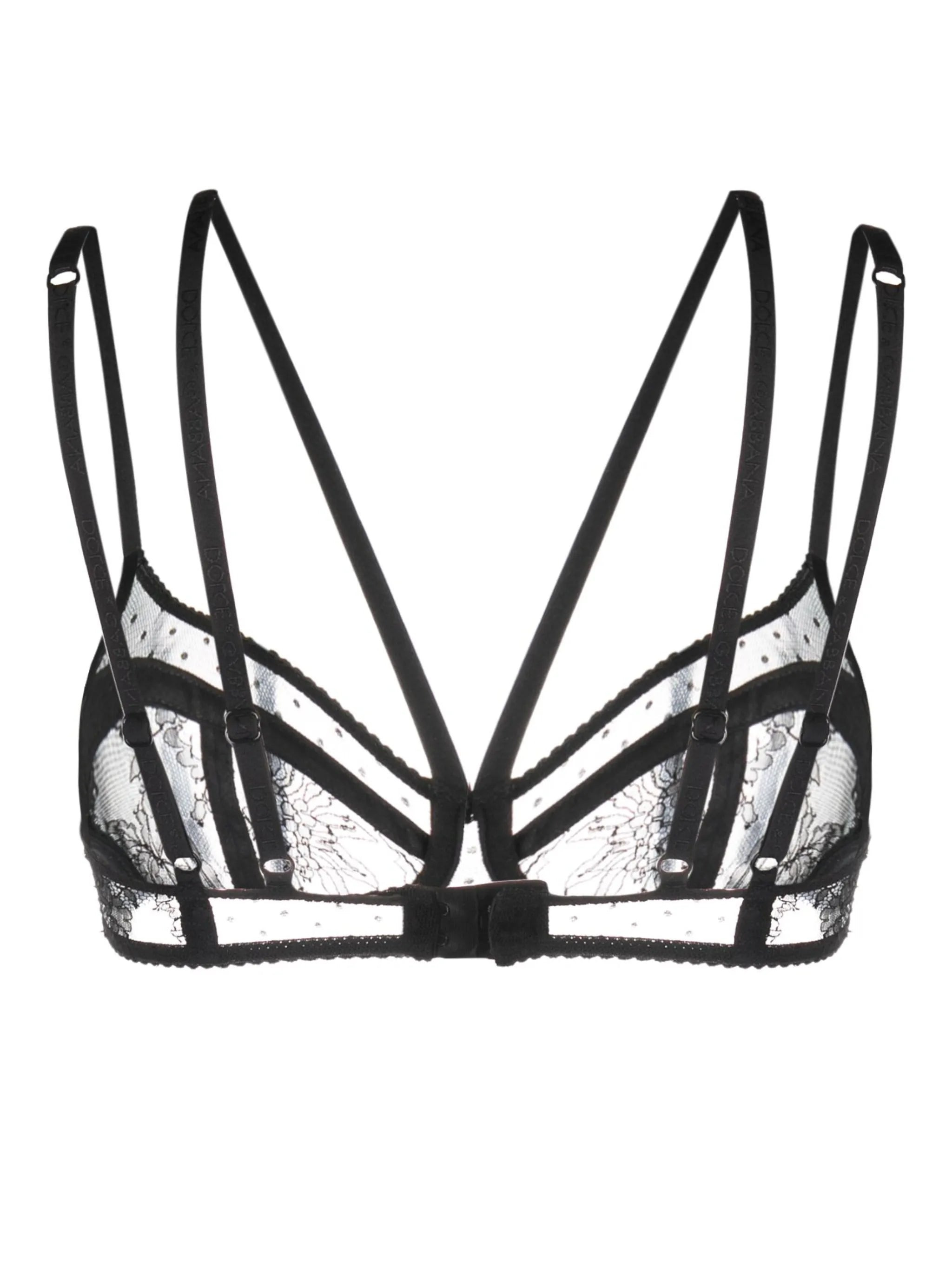 lace balconette bra - 2