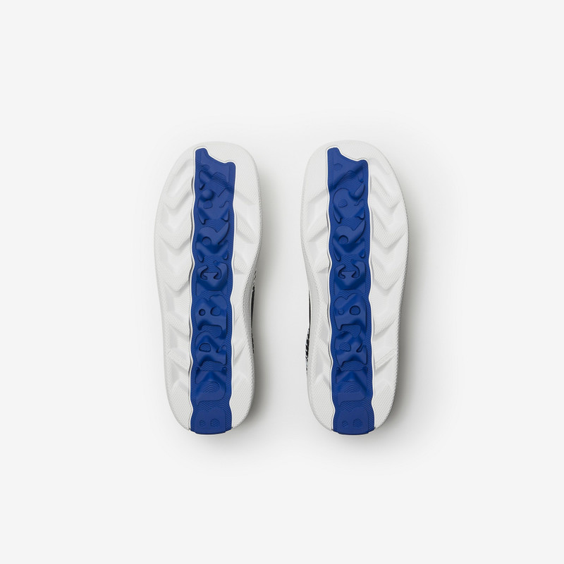 Check Knit Box Sneakers 6