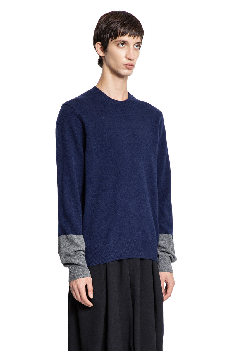 Comme des Garçons SHIRT Two-Tone-Lambswool-Sweater outlook