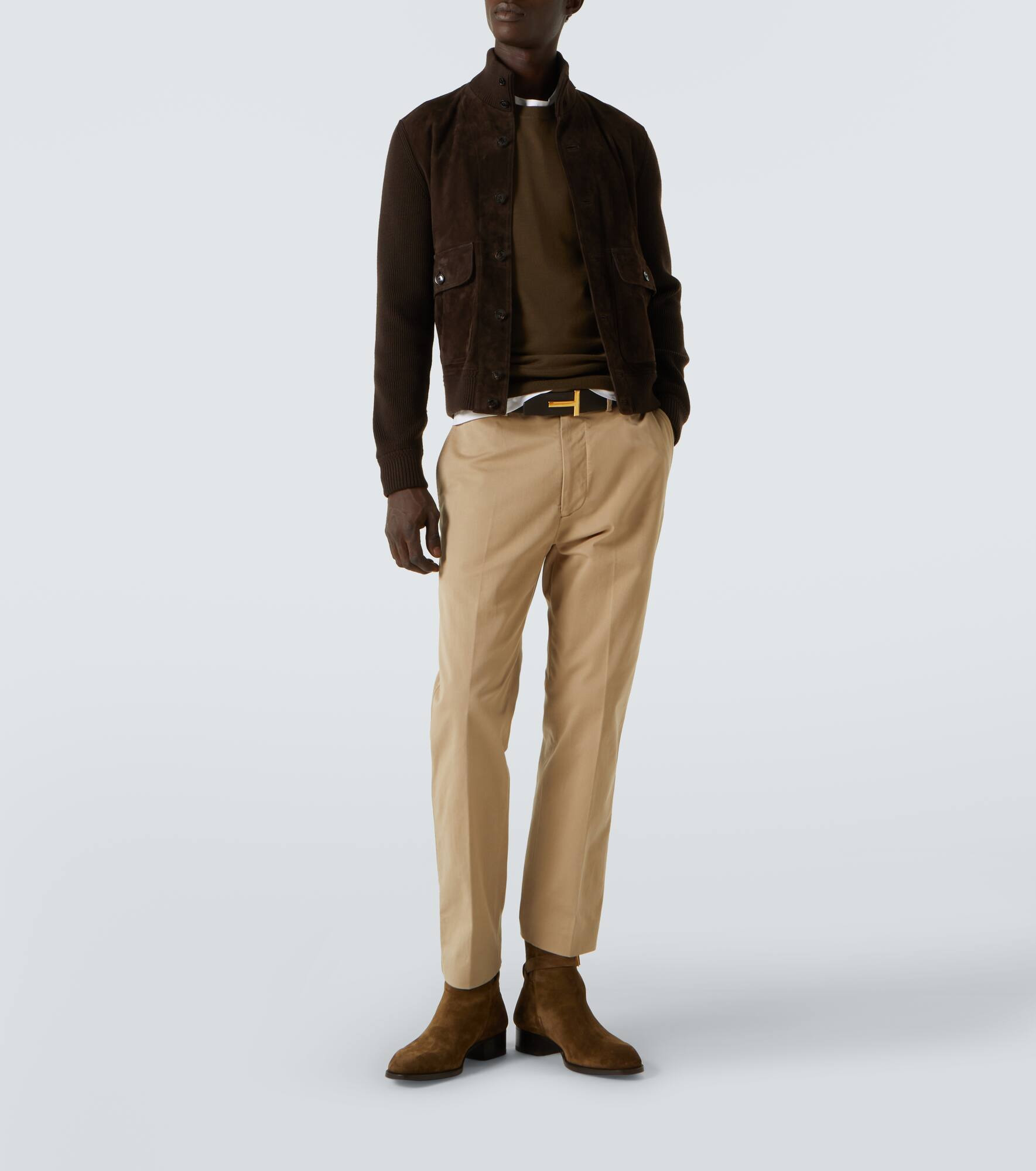 Cotton twill chinos - 2