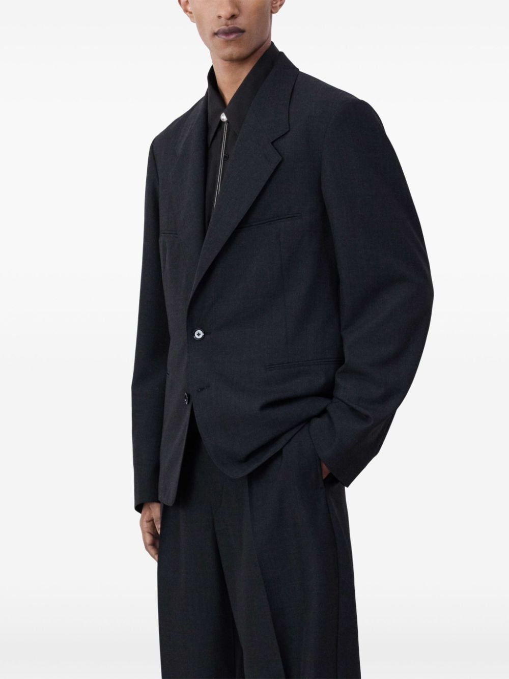 Tailored Single Breasted Jacket - 3