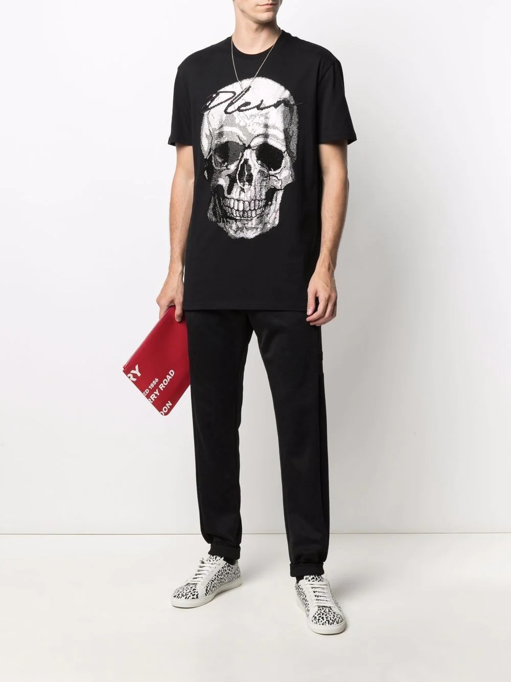 skull-print T-shirt - 2