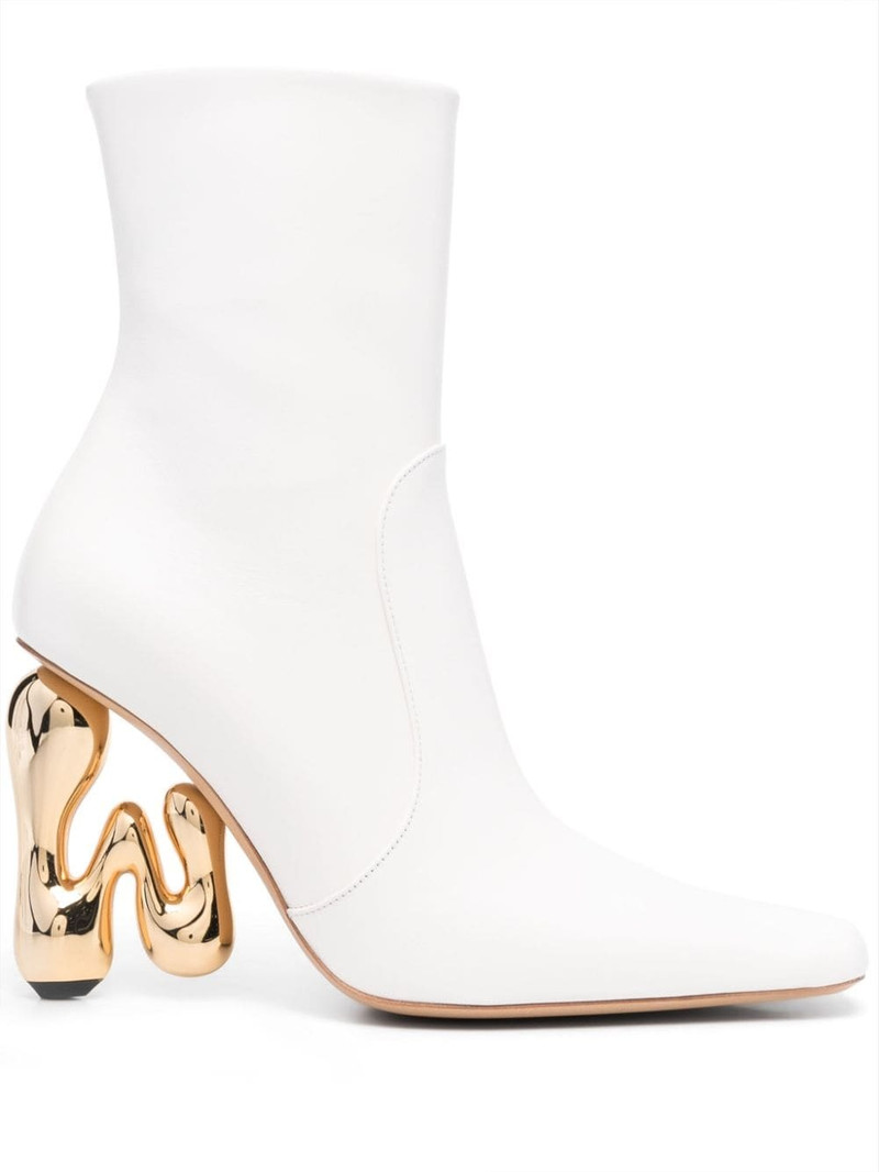 120mm sculpted-heel leather boots 1