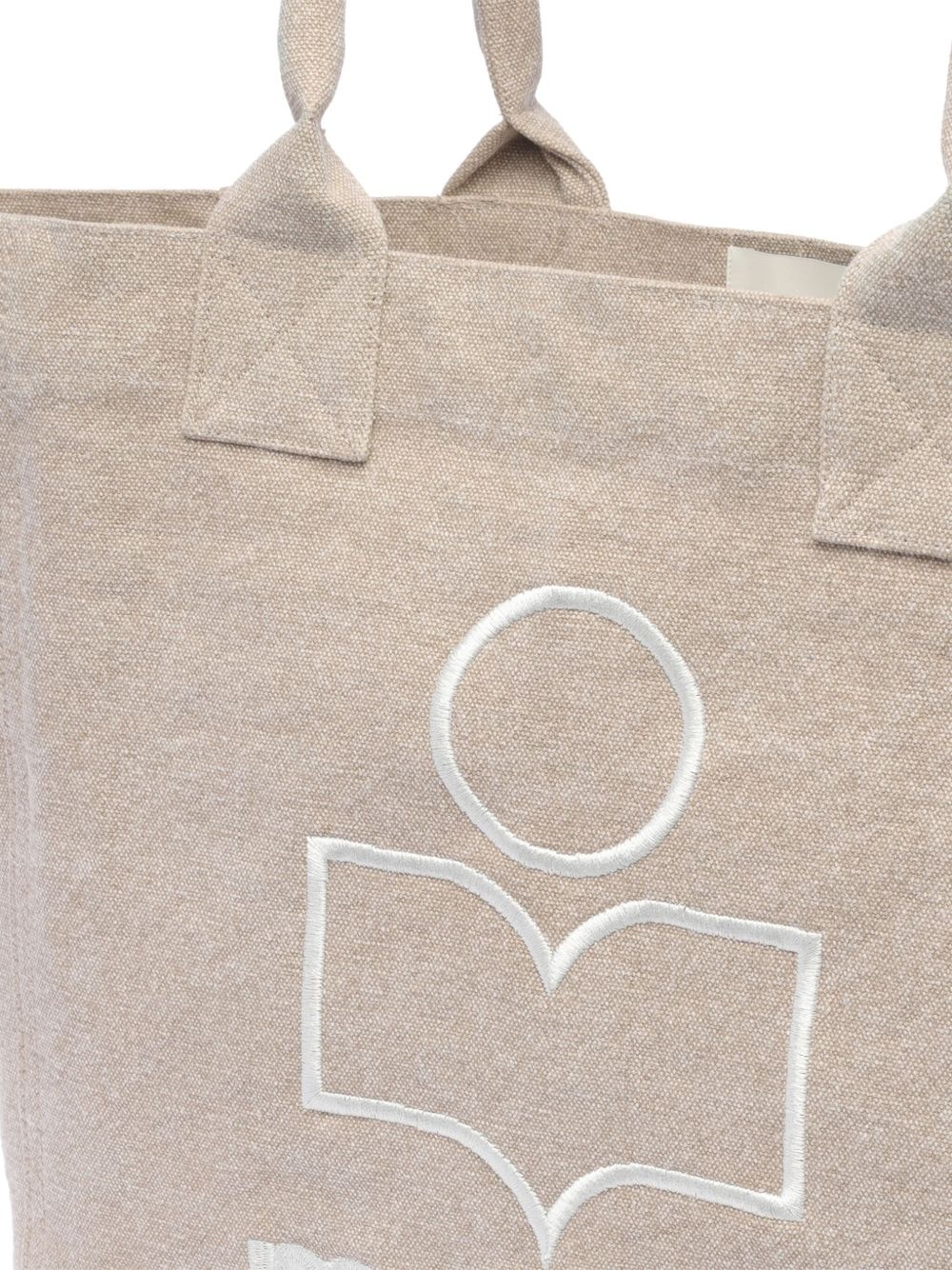 logo-embroidered tote bag - 4