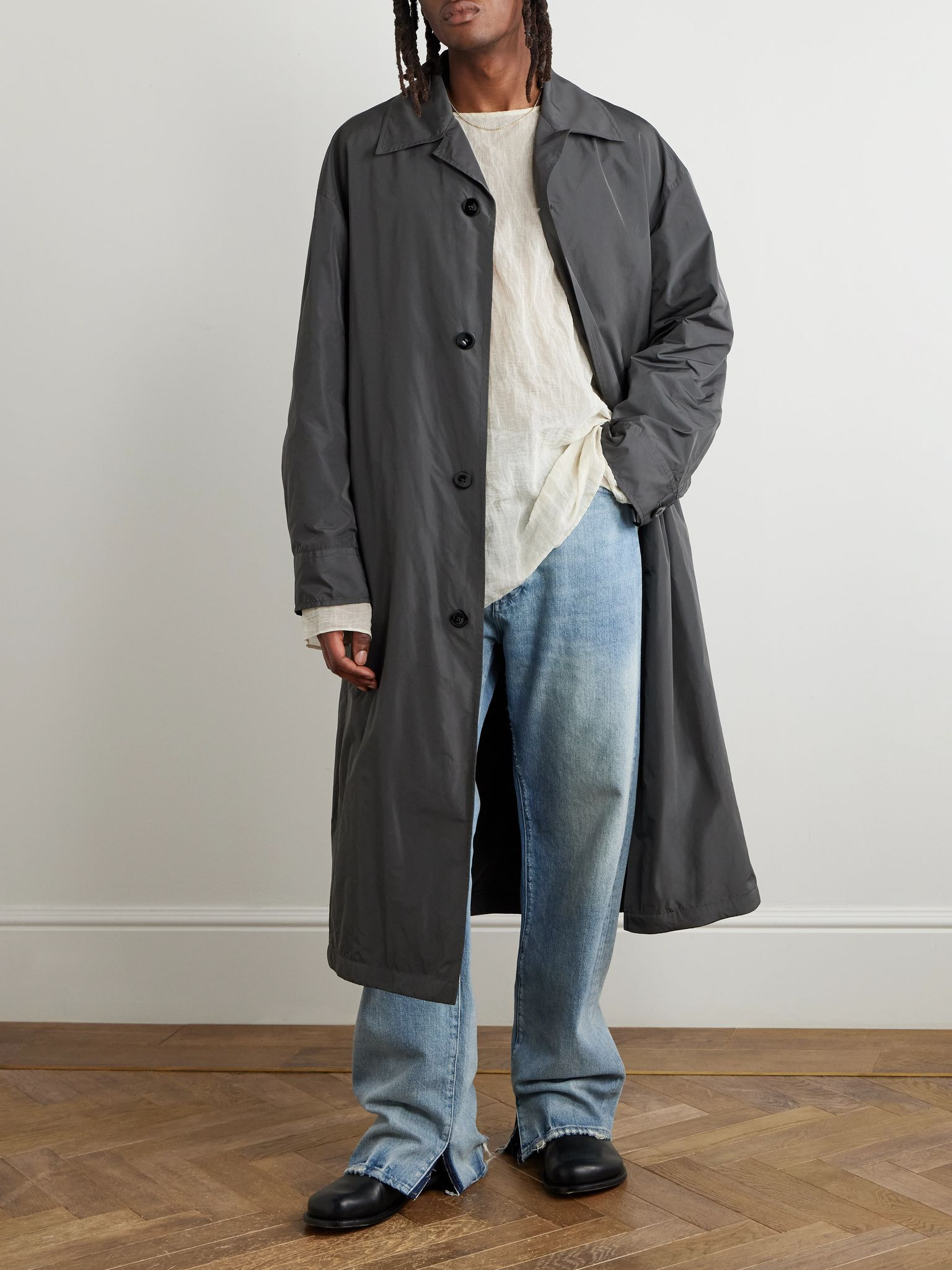 Shell Overcoat Gray - 2