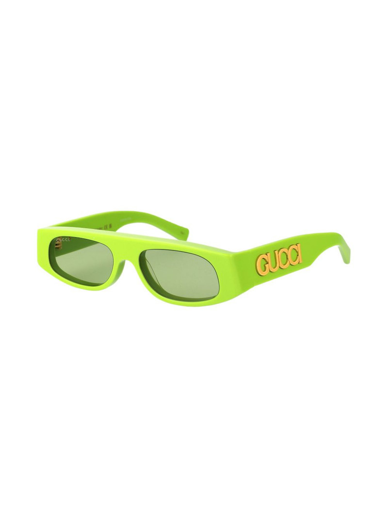 GUCCI logo-lettering sunglasses outlook