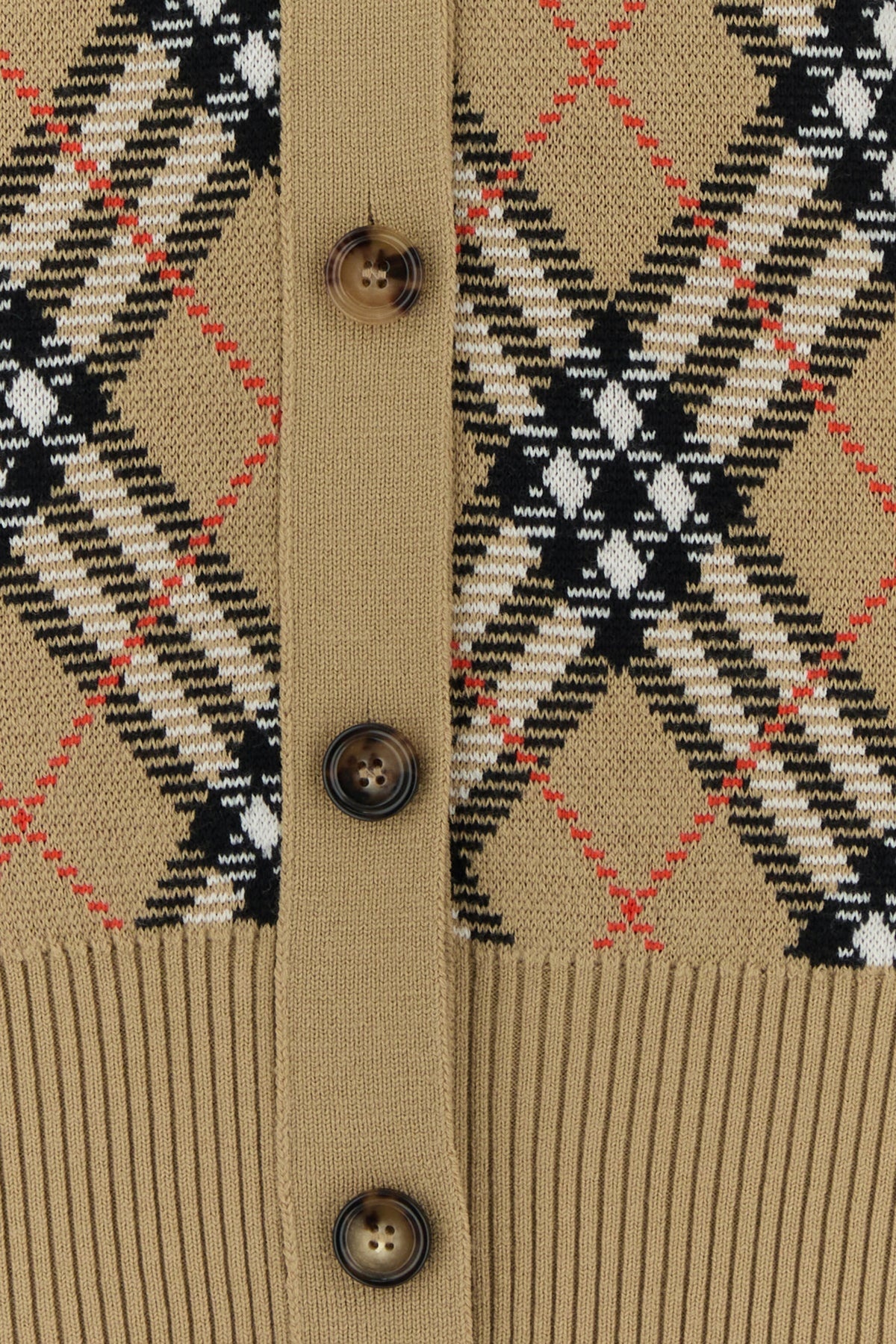 Embroidered wool blend cardigan - 3
