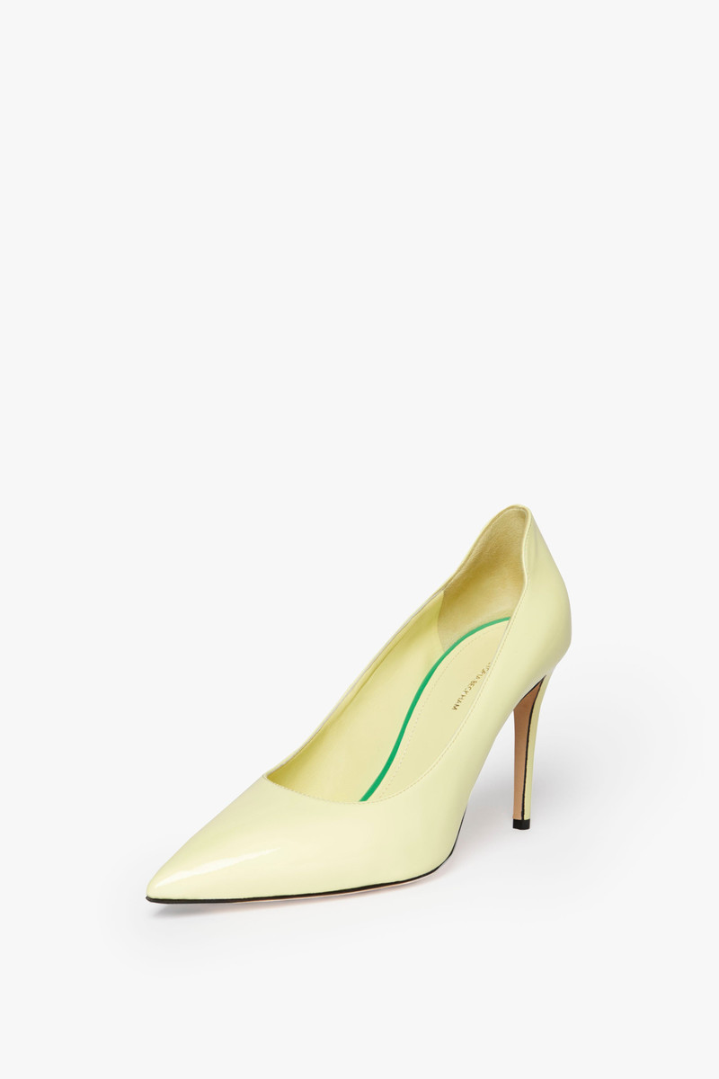 Victoria Beckham VB 90mm Pump in Pale Lemon outlook