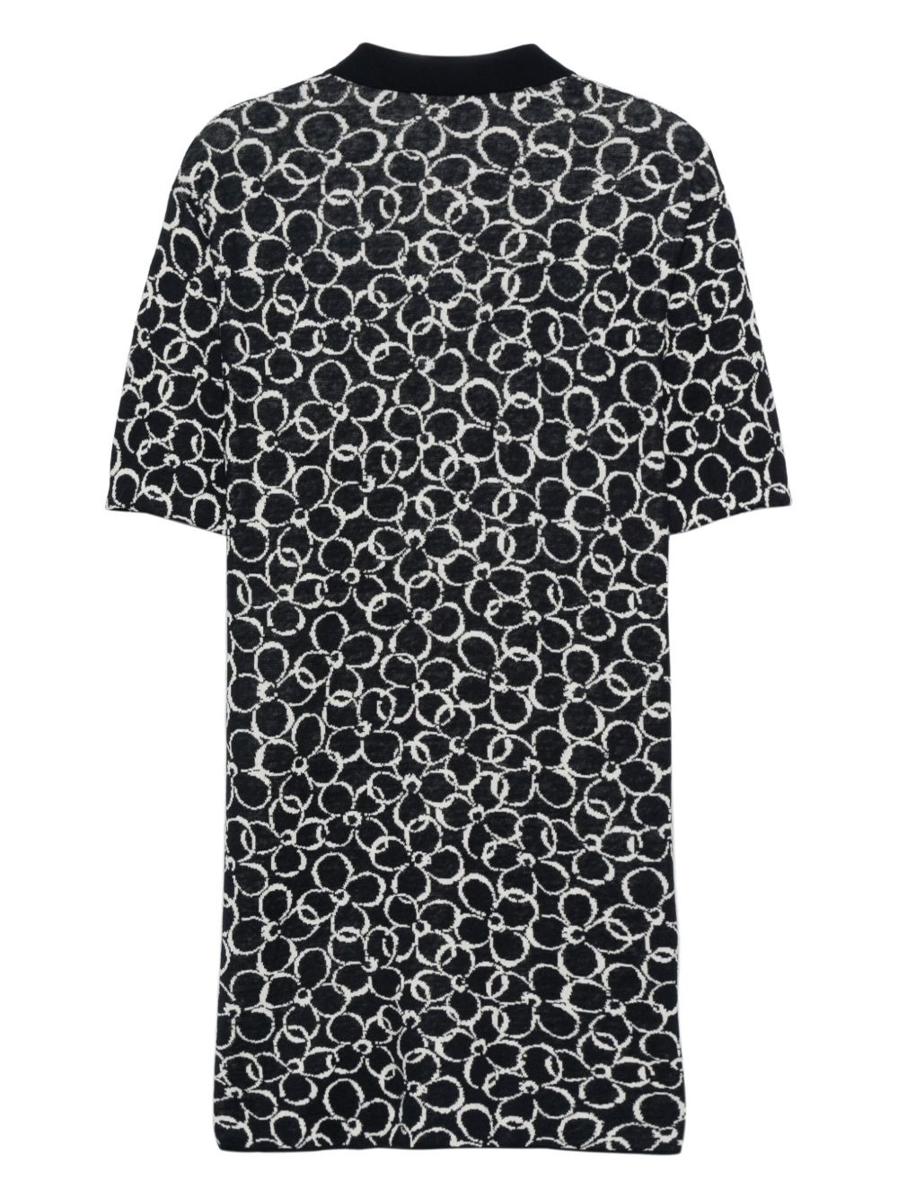 Abstract Daisy-jacquard dress - 2
