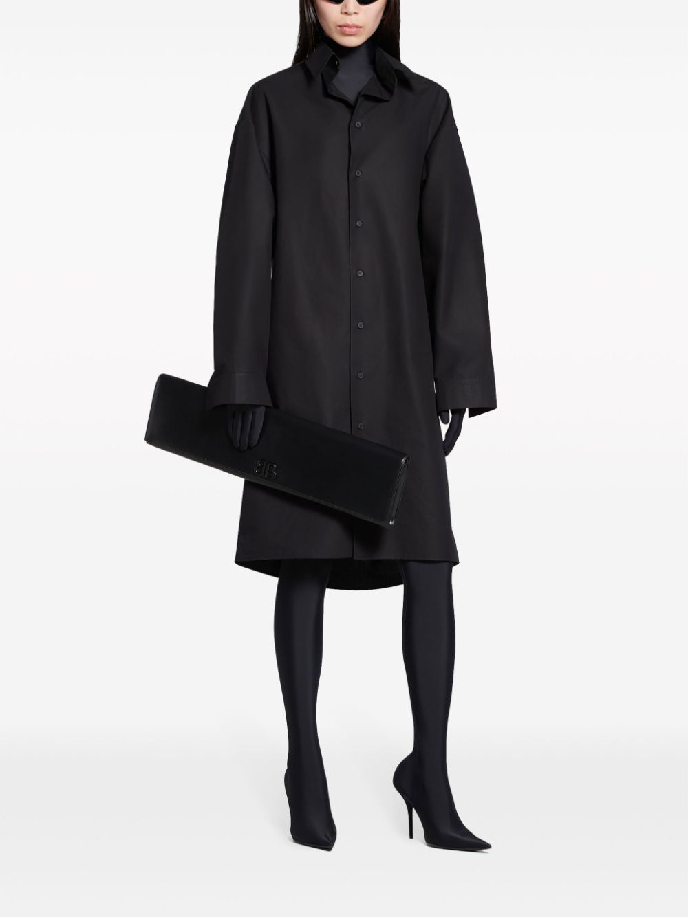 BALENCIAGA Kick-Collar-Shirt-Dress | antonioli | REVERSIBLE