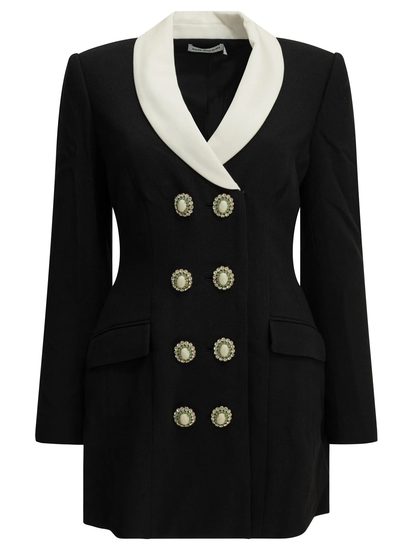 Self-portrait Short Blazer Dress Black Women - 1