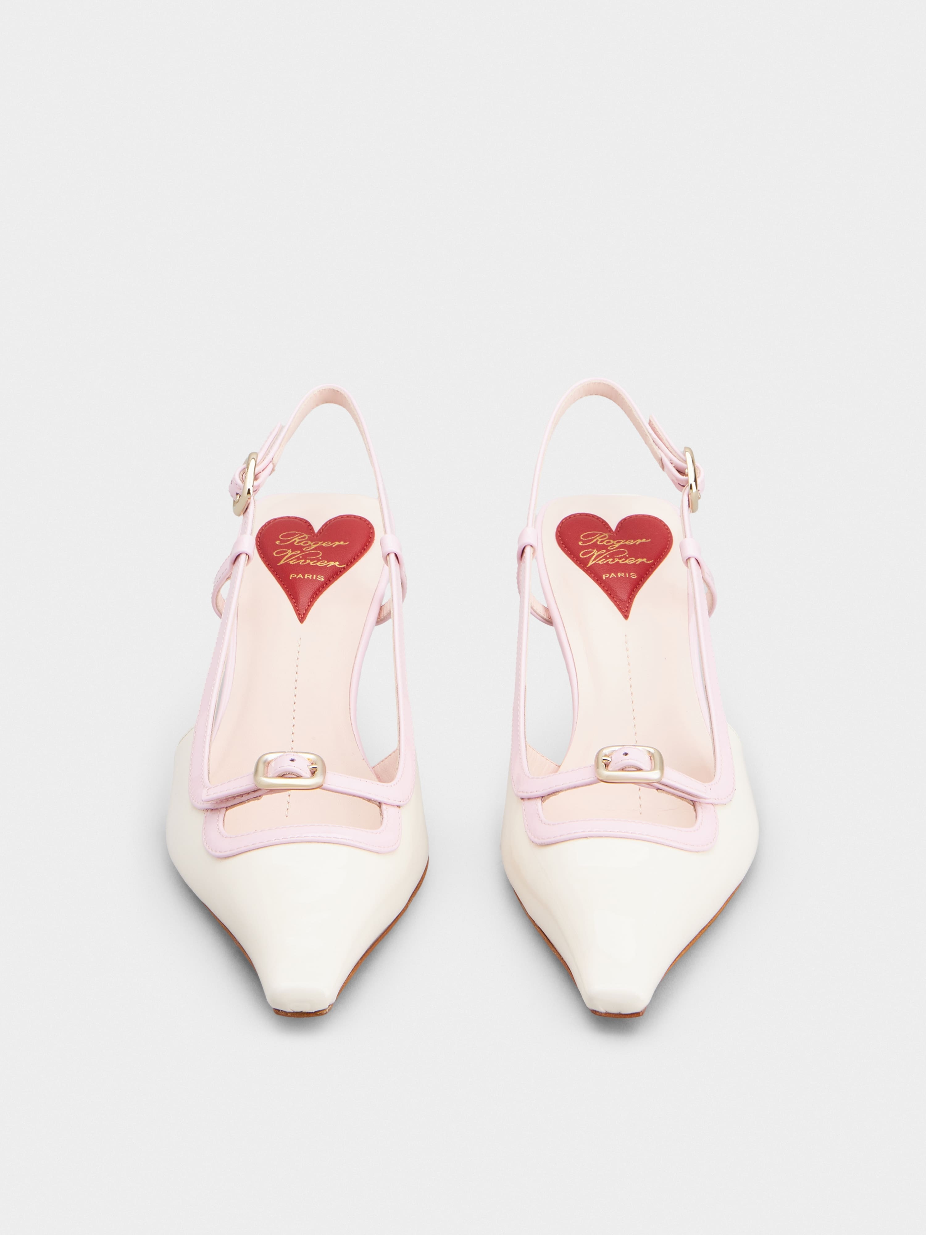 Viv’ Canard Slingback Pumps in Patent Leather - 7