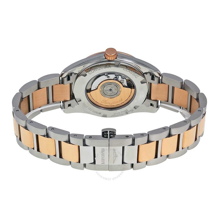 Longines Conquest Classic Automatic Silver Dial 18k Rose Gold Men's Watch L2.785.5.76.7 - 3