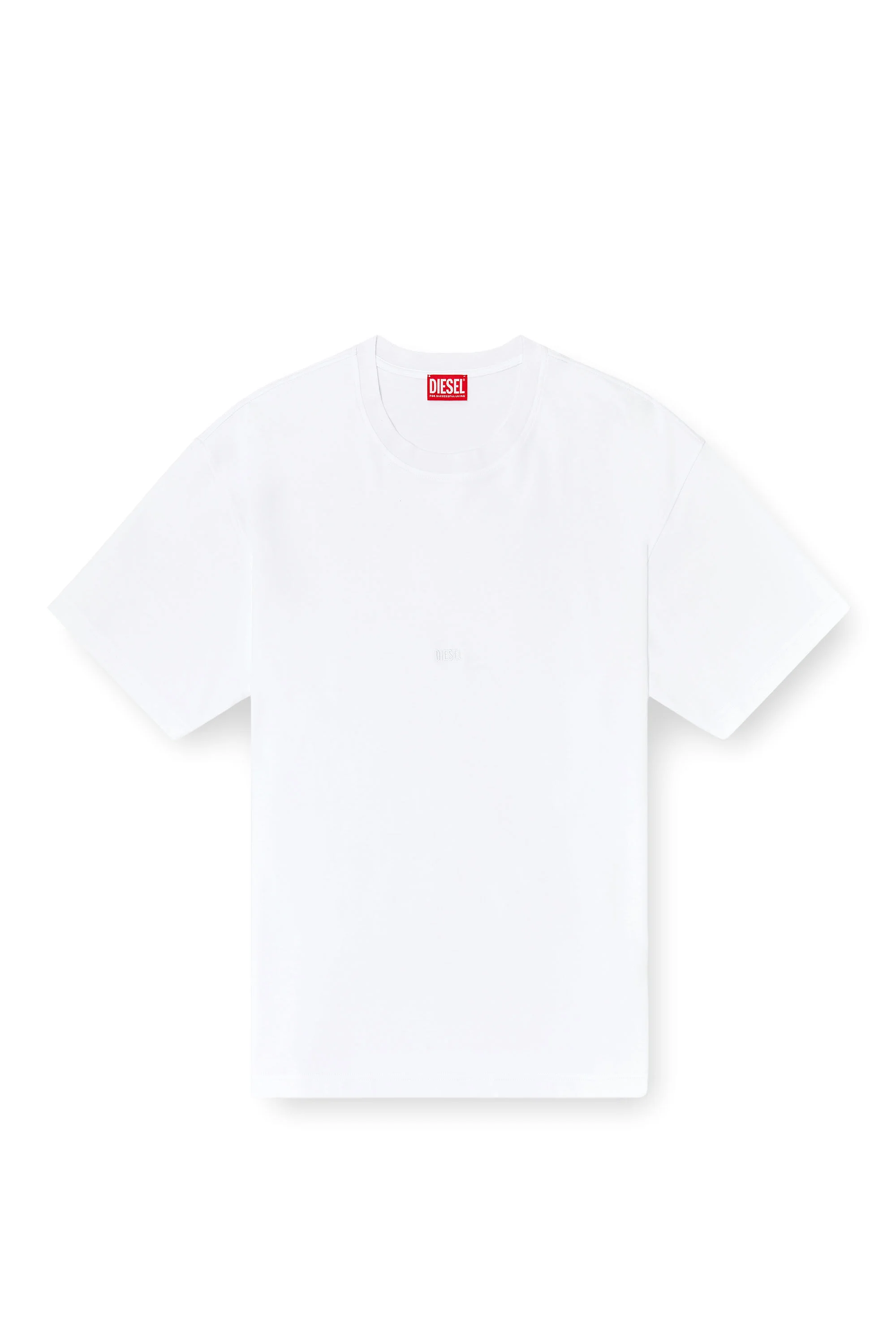COTTON-INTERLOCK T-SHIRT WITH LOGO EMBROIDERY - 1