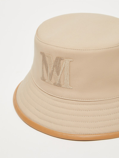 Max Mara PESCARA Bucket hat in water-resistant gabardine outlook