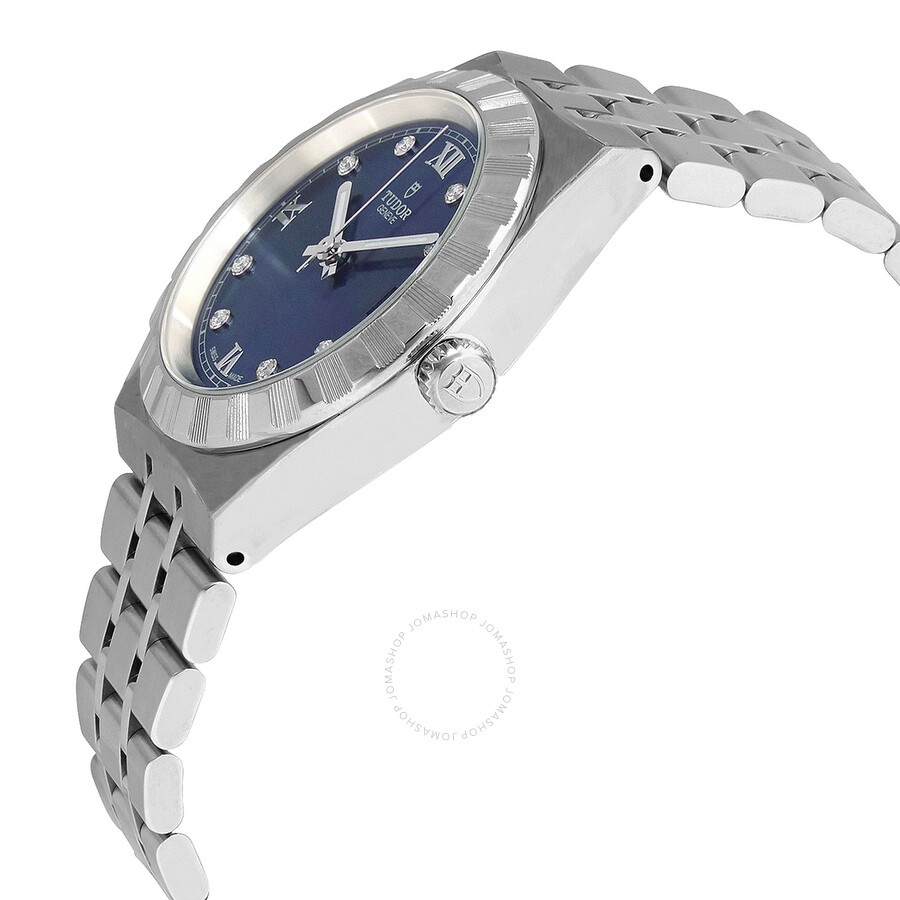 Tudor Royal Diamond Blue Sunray Dial Ladies Watch M28400-0007 - 2
