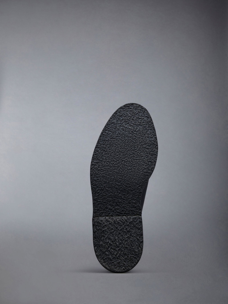 Pebble Grain Leather Crepe Sole Mid Top Chelsea Boot 5