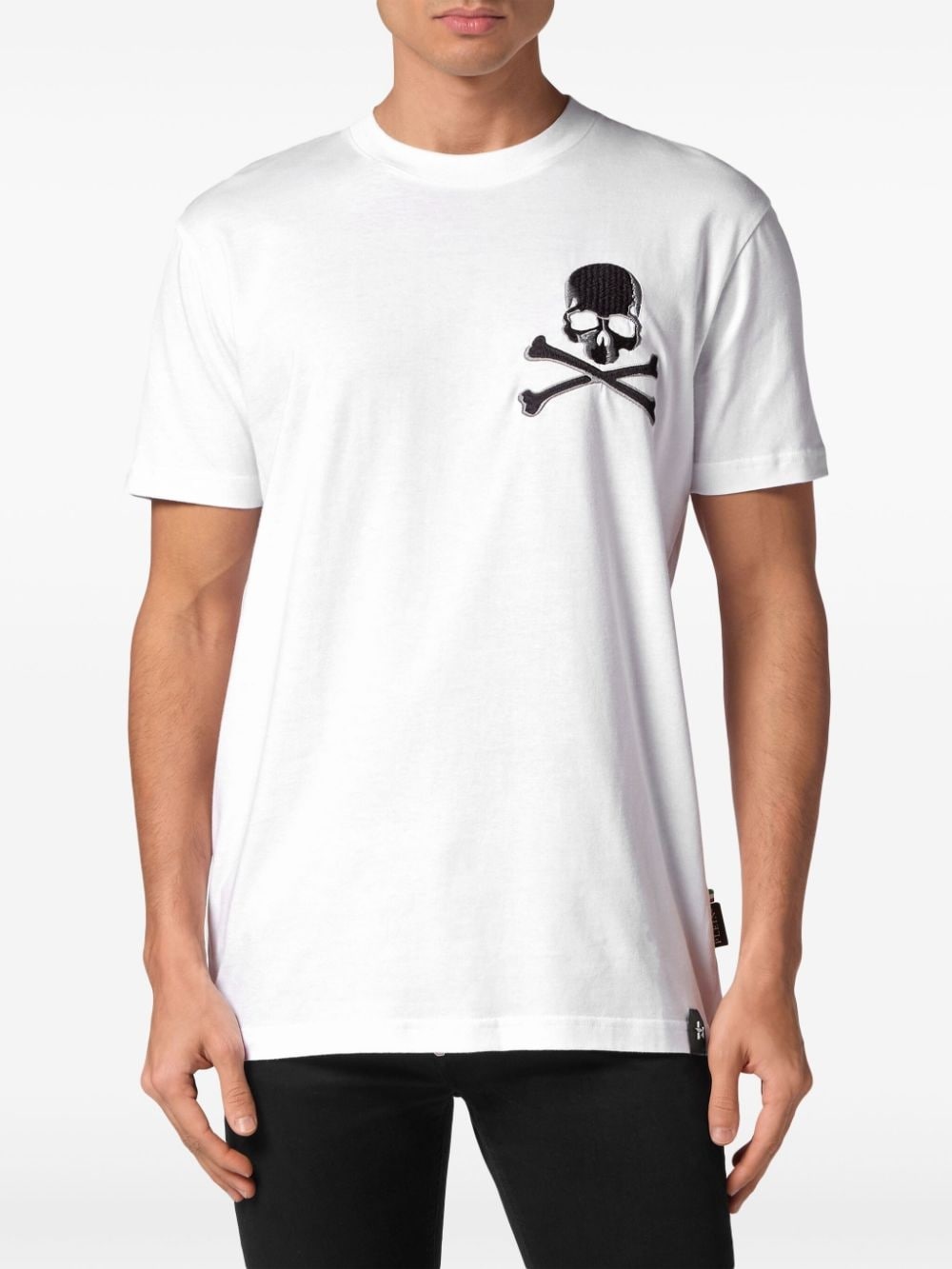 skull-print cotton T-shirt - 3