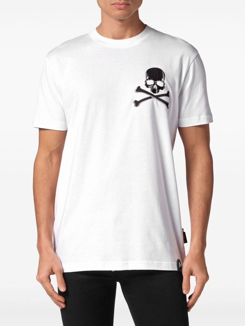 skull-print cotton T-shirt 3