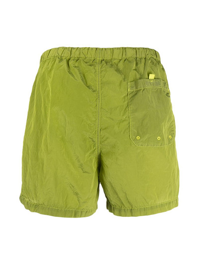 Stone Island logo-patch drawstring-waist swim shorts outlook