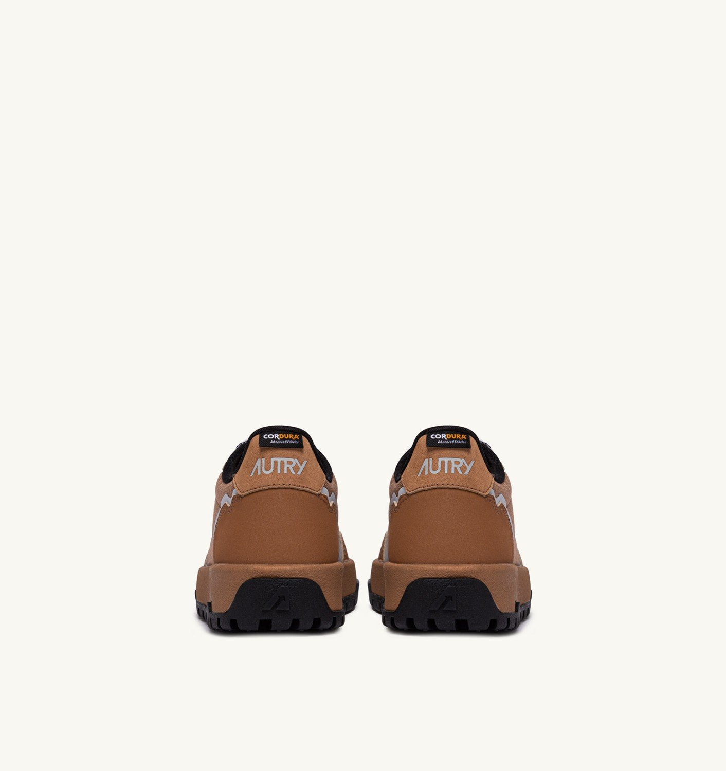 WILDPACE LOW SNEAKERS IN RIPSTOP NYLON AND LEATHER COLOR BROWN SUGAR AND REFLEX - 3